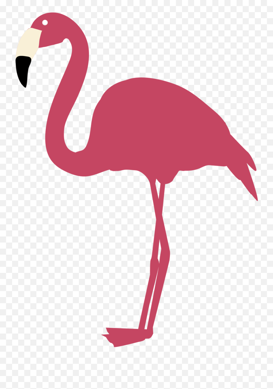 Flamingo Clip Svg - Flamingo Cut File Png Download Full Emoji,Pink Flamingos Clipart