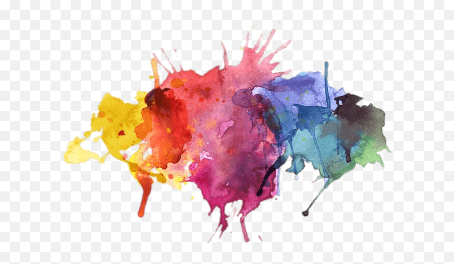 Color Paint Splatter Png Transparent Images U2013 Free Png - Watercolor Splash Png Emoji,Paint Splatter Png