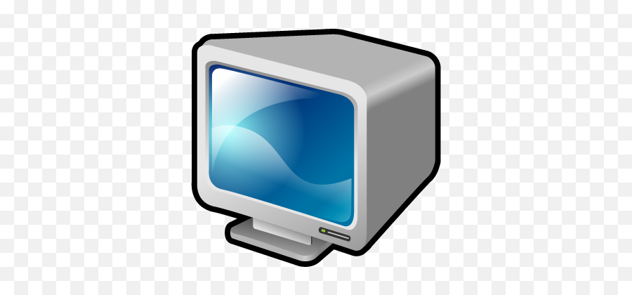 Monitor Crt Icon - Crt Monitor Icon Png Emoji,Monitor Png