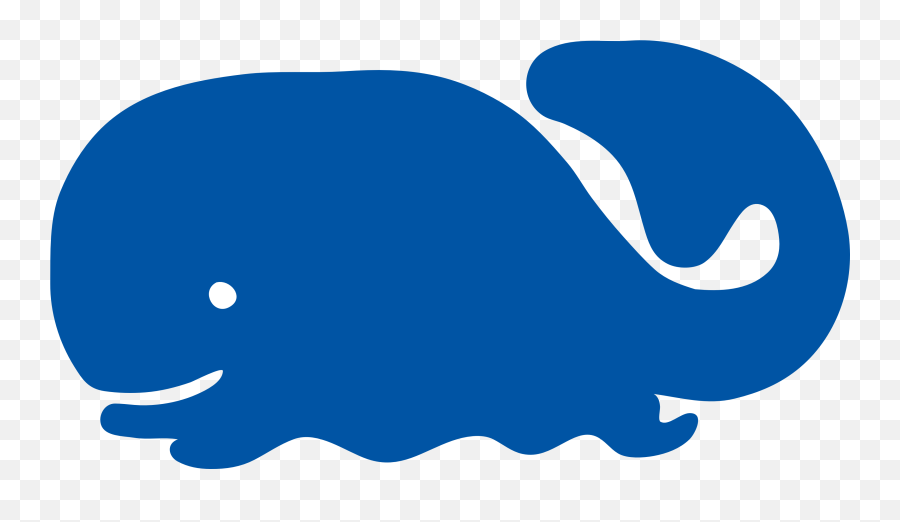 2 Whale Clip Art Vector Image - Whale Clip Art Emoji,Whale Clipart