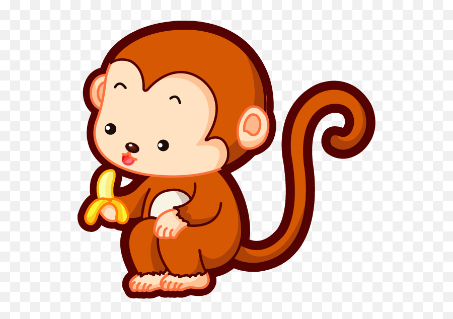 Monos Lindos - Imagen De Monitos Animados Emoji,Share Clipart