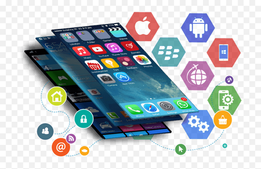 Mobile Application Icon Transparent Png - Design Android App Development Emoji,Transparent Cellular Phone