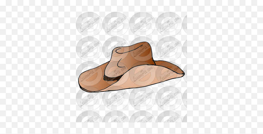 Cowboy Hat Picture For Classroom Therapy Use - Great Dirty Emoji,Cowboy Hat Clipart