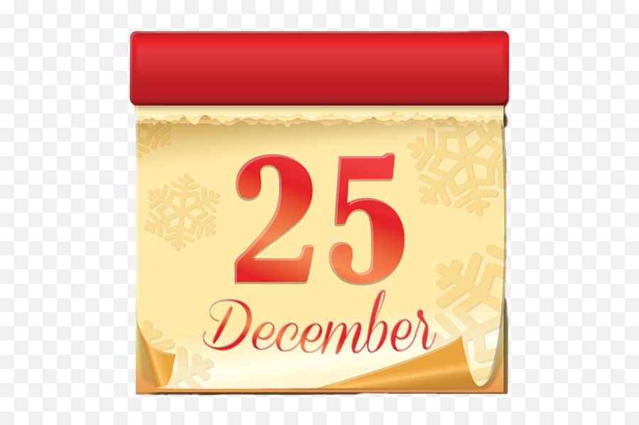 December 25 Png Clipart - December 25 Clipart Png Emoji,December Clipart
