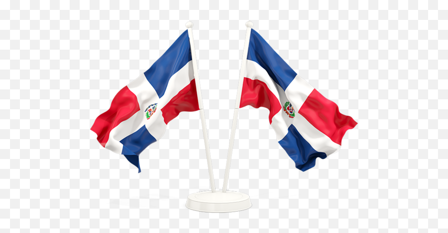 Two Waving Flags - Transparent Egypt Flag Png Emoji,Dominican Flag Png