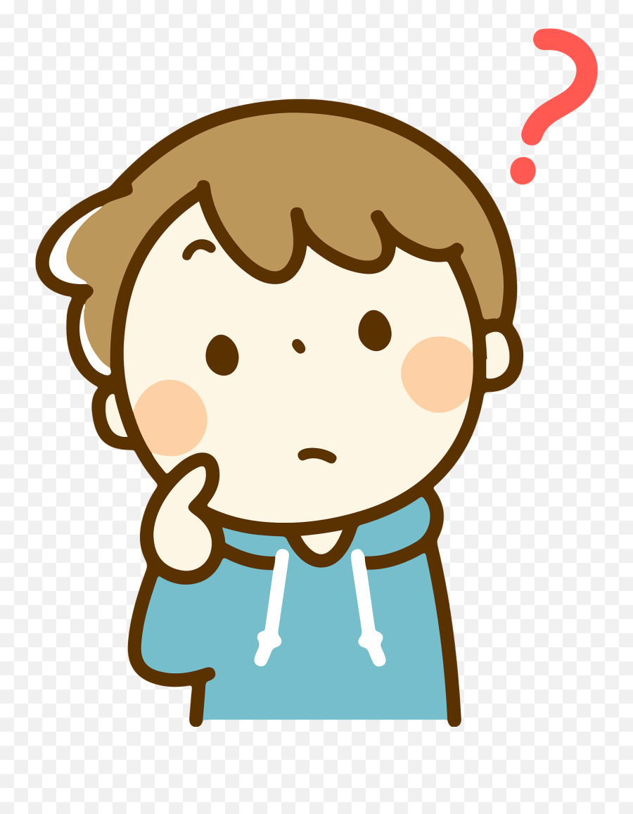 Boy Is Questioning Clipart - Stomach Ache Clipart Png Emoji,Questioning Clipart