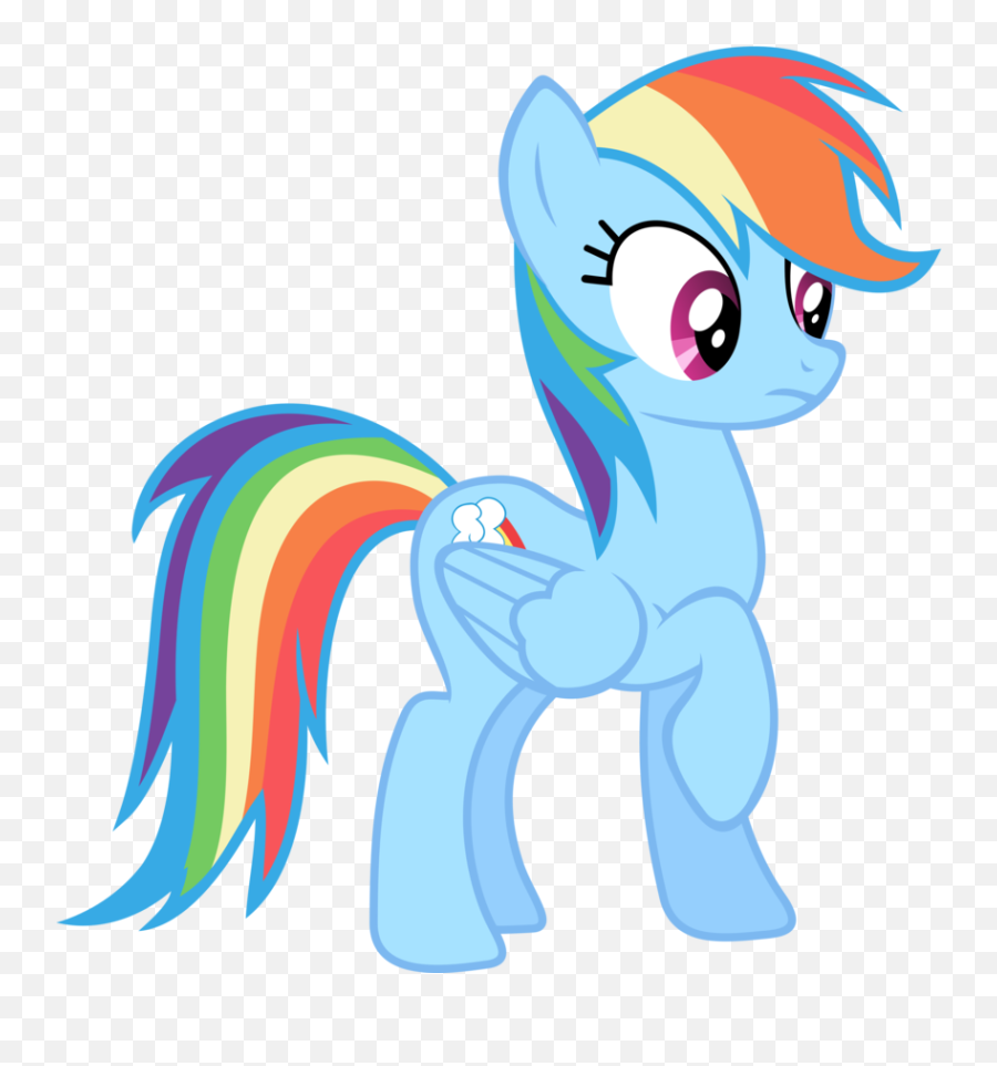 Download Unicorn Clipart Sad - Unicorn Rainbow Dash Png Rainbow Dash My Little Pony Applejack Emoji,Unicorn Clipart