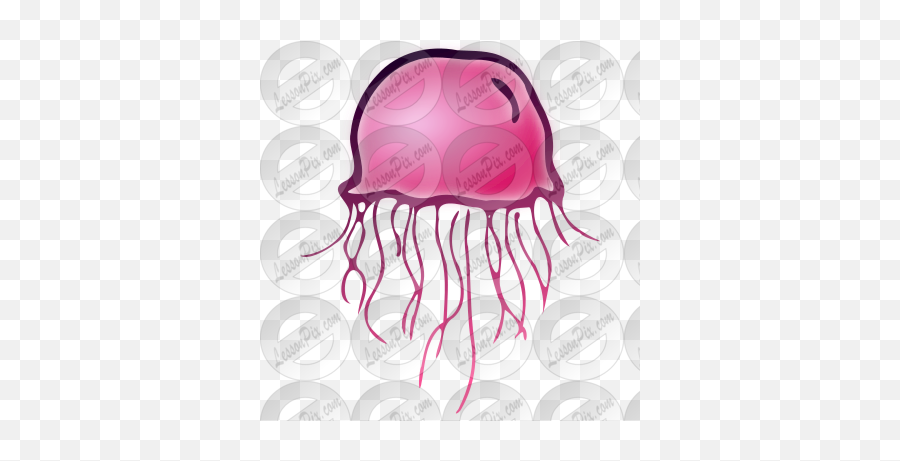 Jellyfish Picture For Classroom - Jellyfish Emoji,Jellyfish Clipart