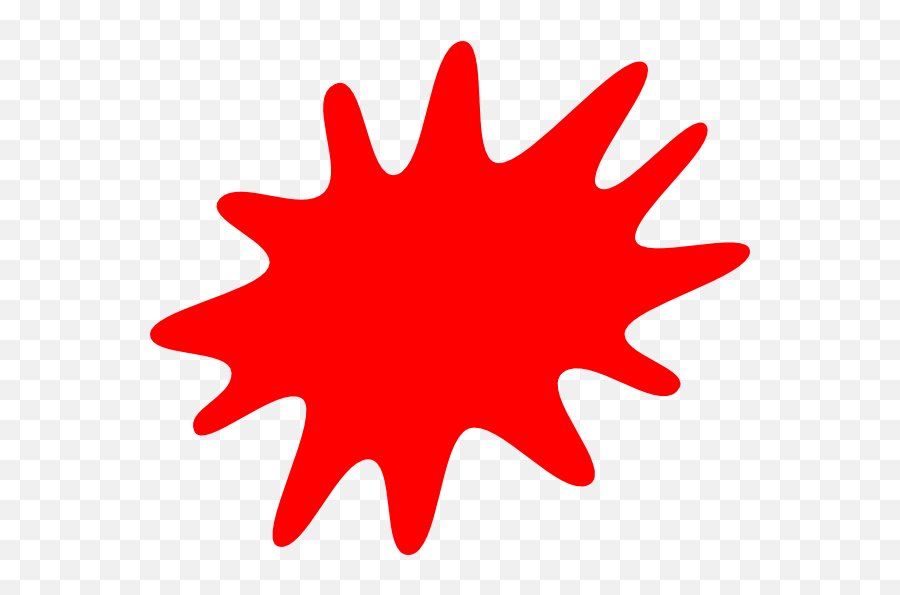 Red Paint Splatter Clip Art At Clker Com Vector Clip - Red Paint Splatter Clip Art Emoji,Red Paint Splatter Png