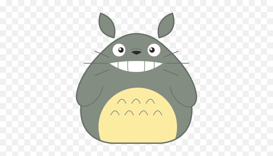 Download Black And White Library Totoro - Totoro Clip Art Emoji,Totoro Clipart
