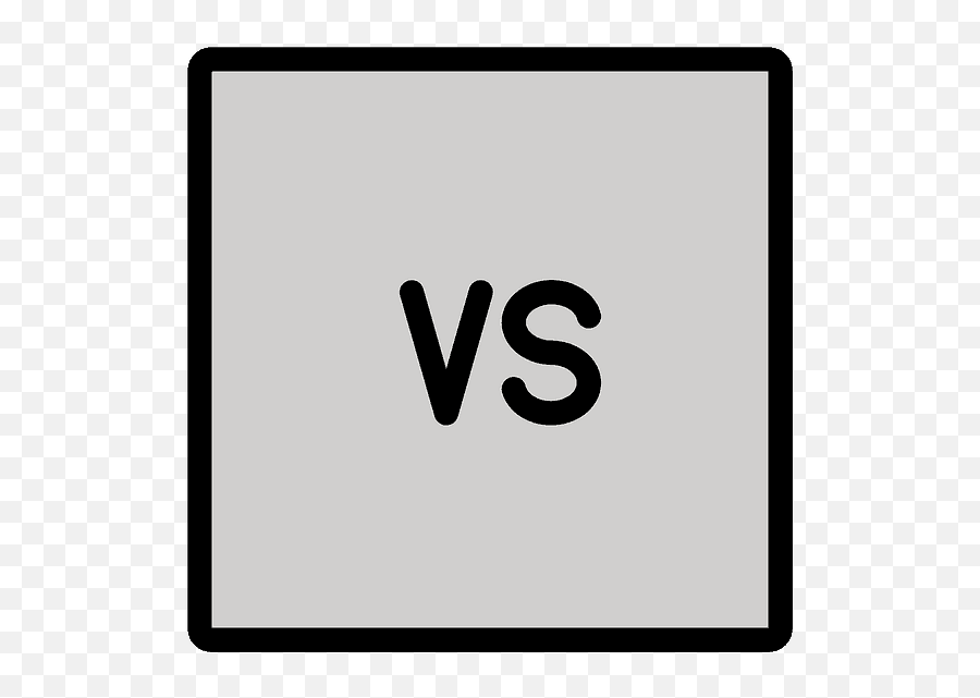 Vs Button Emoji Clipart - Dot,Versus Clipart