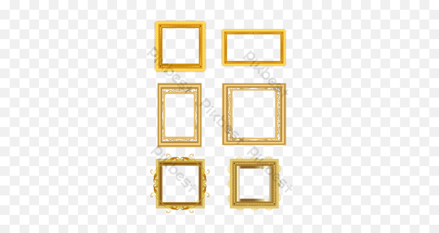 Golden Frame Border Png Images Psd Free Download - Pikbest Horizontal Emoji,Gold Frame Png