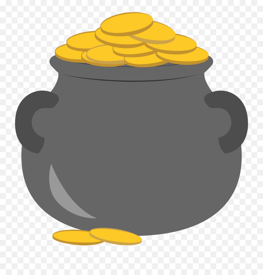 Pot Of Gold Clipart - Serveware Emoji,Pot Of Gold Clipart