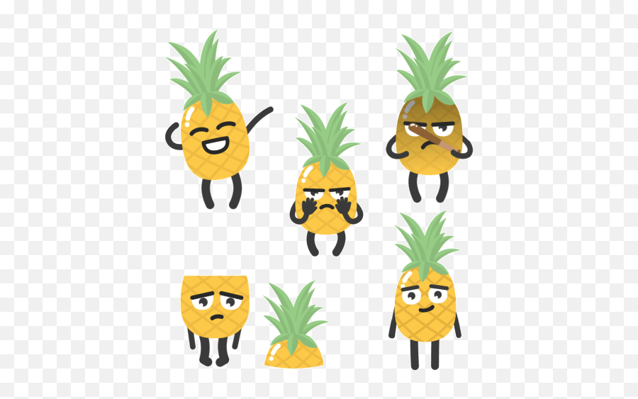 2d Animation Emma Gilberg Emoji,Cute Pineapple Clipart