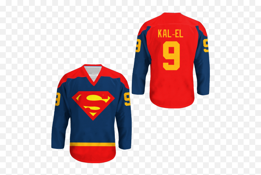 Super Hero Hockey Jersey New Any Number New Emoji,Super Hero Logo Shirts