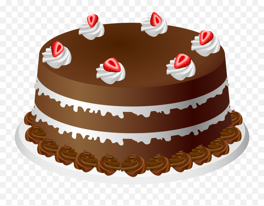Library Of Cake Clip Art Free Png Files - Chocolate Cake Clipart Emoji,Cake Clipart
