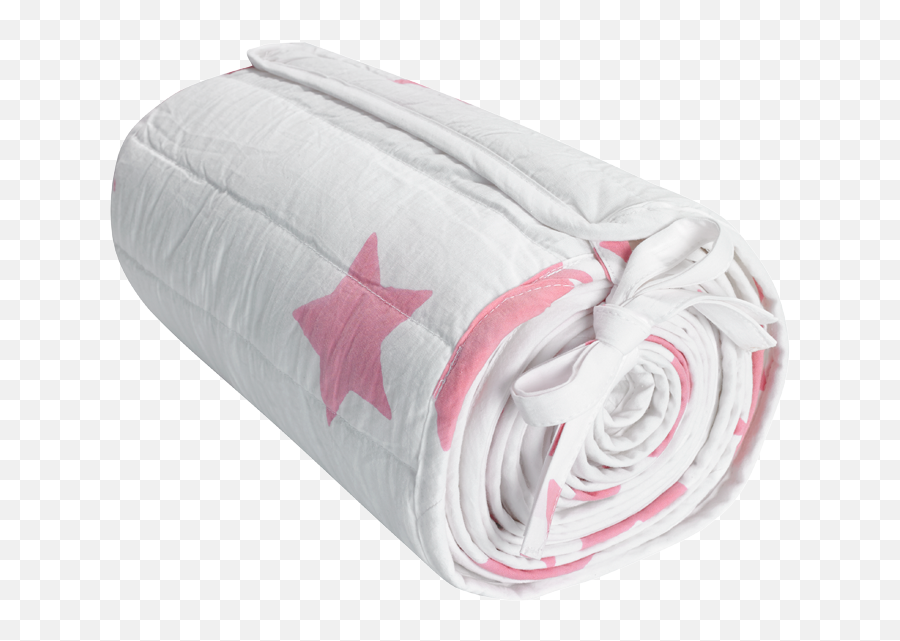 Pastel Pink Star Cot Bed Bumper Emoji,Pink Star Png