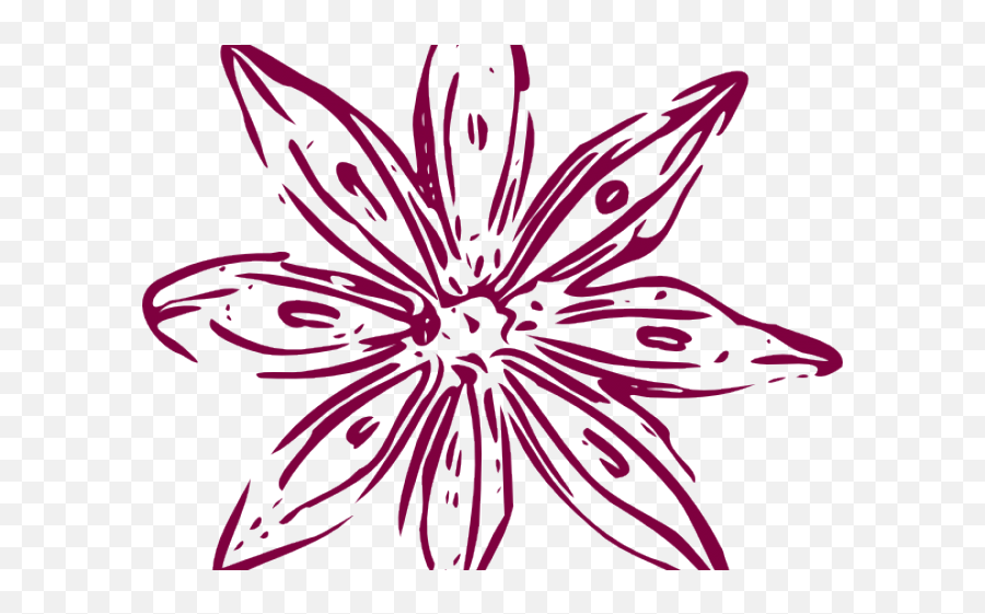Lily Clipart Purple Lily - Png Download Full Size Clipart Emoji,Easter Lily Clipart Free