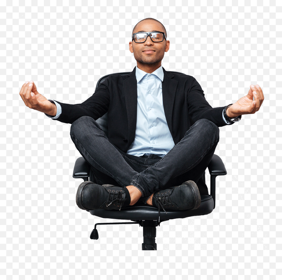 Download Hd Gefuhle Im Griff By Sven Barnow Transparent Png Emoji,Person Sitting Back Png