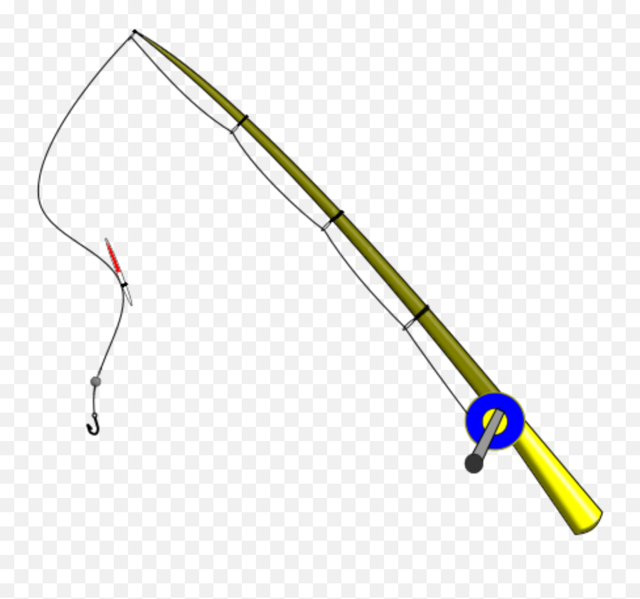 Fishing Pole Clipart Fishing Rod Image - Transparent Background Fishing Pole Clipart Emoji,Fishing Pole Clipart