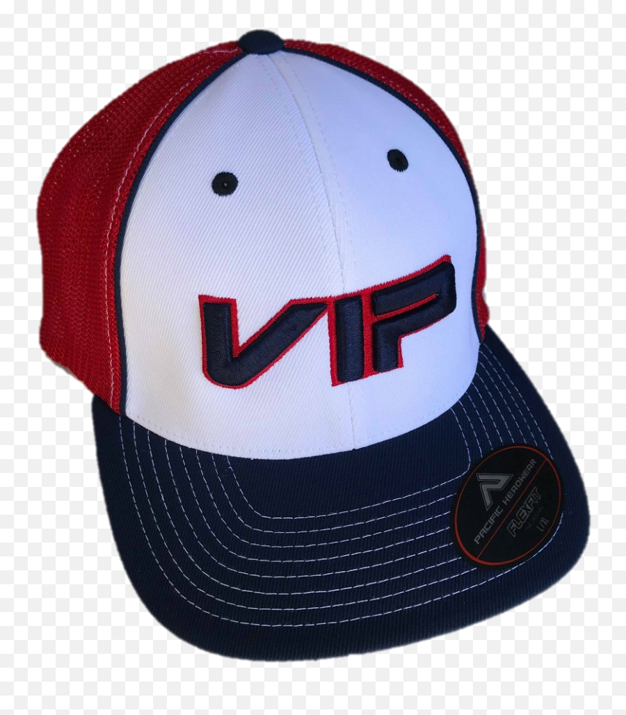 Large Vip Logo Flex - Fit Hat Redwhitenavy Emoji,Flexfit Logo