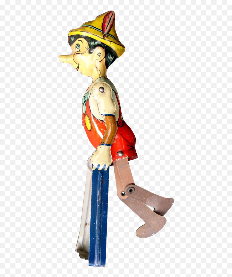Pinocchio Walt Disney 1939 Marx Acrobat Tin Toy Part Emoji,Acrobat Clipart