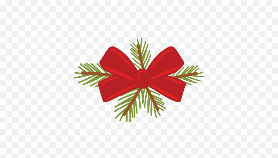 Christmas Bow Svg Scrapbook Cut File - Cute Christmas Bow Clipart Emoji,Christmas Bow Clipart