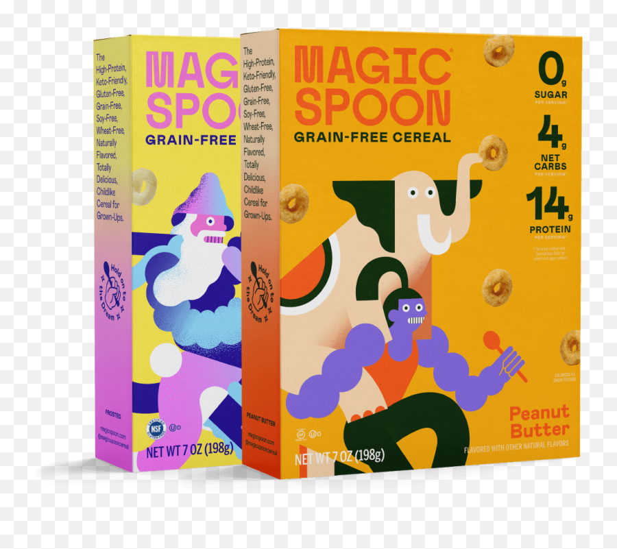 High Protein Low Carb Healthy Keto Cereal Magic Spoon - Dot Emoji,Spoon Png