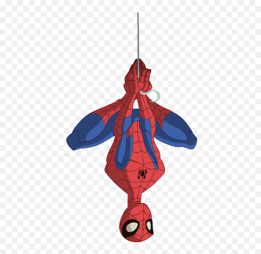 My Heroe Comic - Hanging Spider Man Png Full Size Png Transparent Background Hanging Spider Man Emoji,Spider Man Png