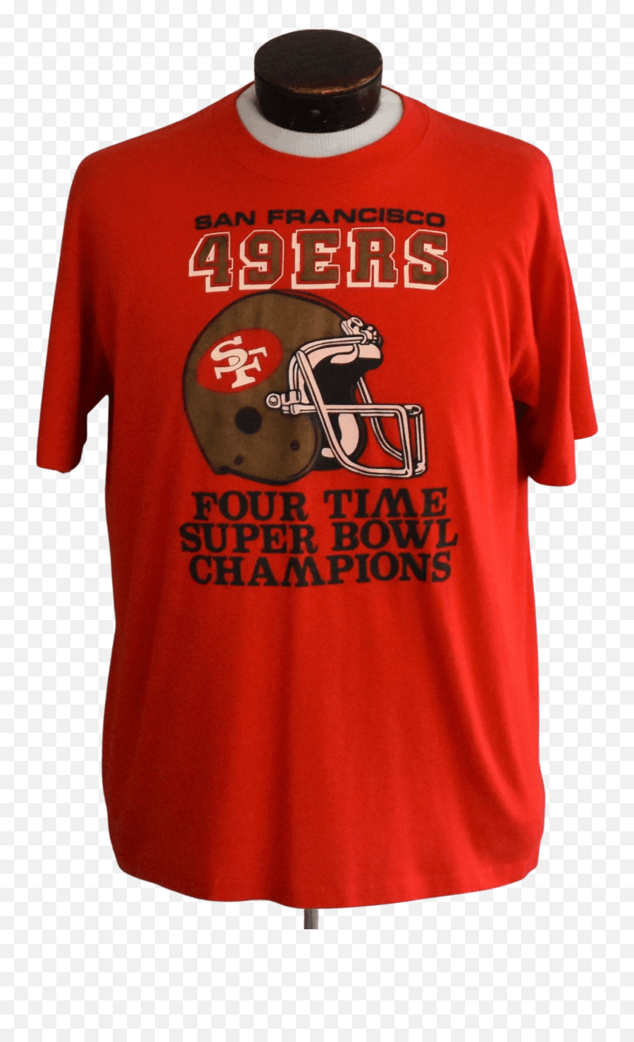 90u0027s San Francisco 49ers Superbowl Tee By Stedman Emoji,Sf 49ers Logo