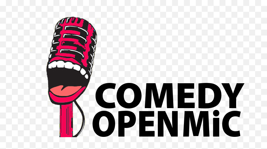 Microphone Clipart Comedy - Open Mic Logo Transparent Micro Emoji,Microphone Clipart