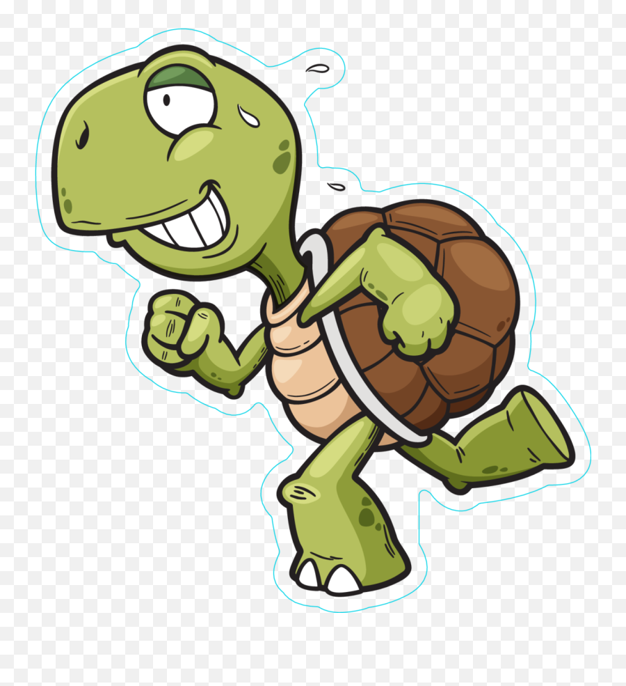 Turtle Running Clipart - Running Turtle Clipart Emoji,Running Clipart