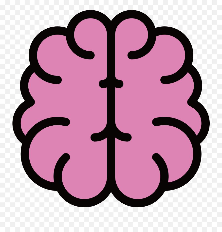 Mind Icon Png - Mind Clipart Brain Outline Icon Brain Transparent Brain Outline Icon Emoji,Clipart Brain