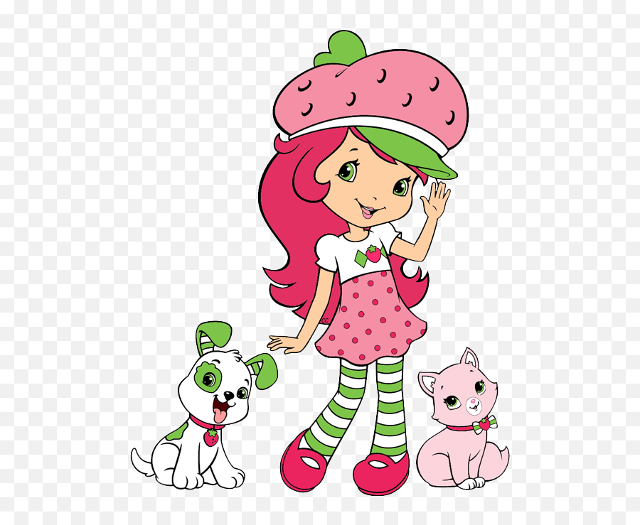 Strawberry Shortcake Berry Bitty Adventures Clip Art - Strawberry Shortcake Cartoon Emoji,Strawberries Clipart