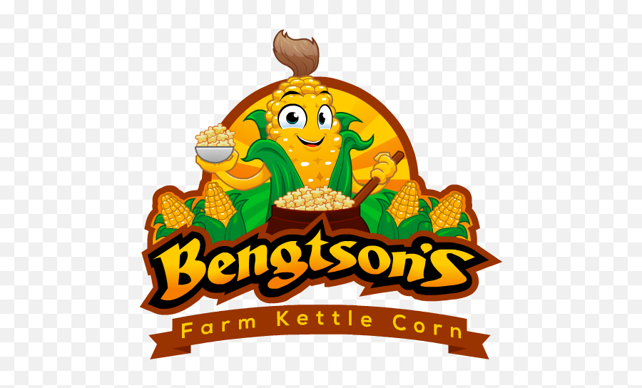 Mascot Logo Design - Visunu Portfolio Logo Cartoon Corn Mascot Emoji,Character Logo
