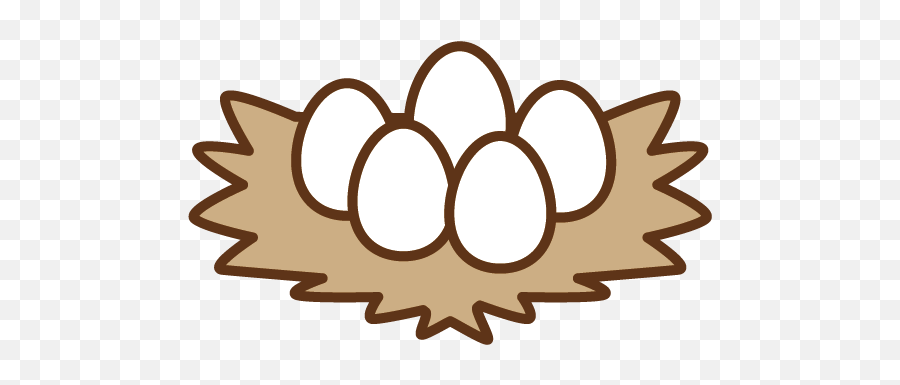 Chicken Nest Egg Clipart Transparent - Egg Nest Clipart Emoji,Egg Clipart