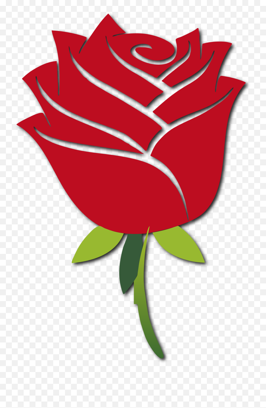 Picture - Rose Clipart Flower Logo Emoji,Rose Logo