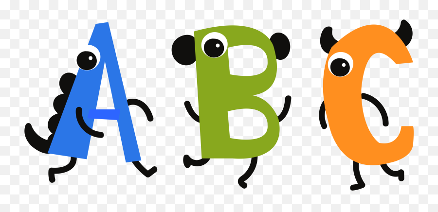 Alphabet Abc School Cartoon Symbols Free Image Download Emoji,Abc Kids Logo