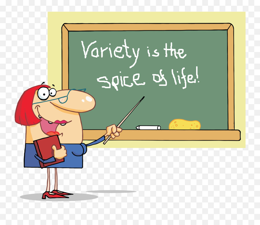 Teacher Clip Art Transparent Cartoon - Variety Is A Spice Of Life Trategies Motivational Strategies And Affective Strategies Emoji,Free Clipart For Teachers