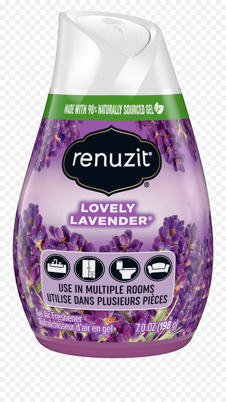 Renuzit Gel Air Freshener Lovely Lavender 1 Cone U2013 Walmart Emoji,Lavender Transparent Background