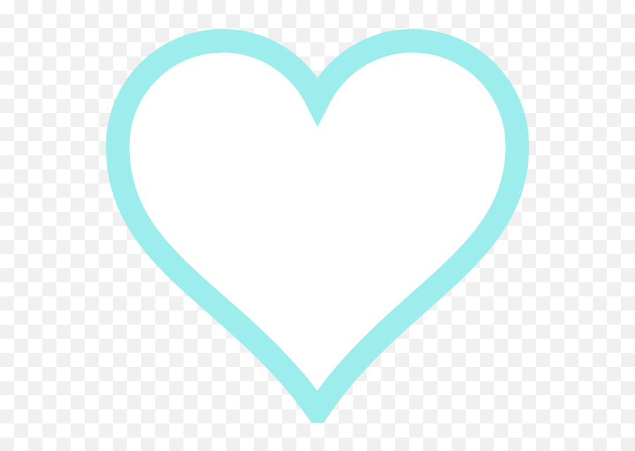 Download Blue Heart Frame Png - Heart Full Size Png Image Emoji,Blue Heart Transparent