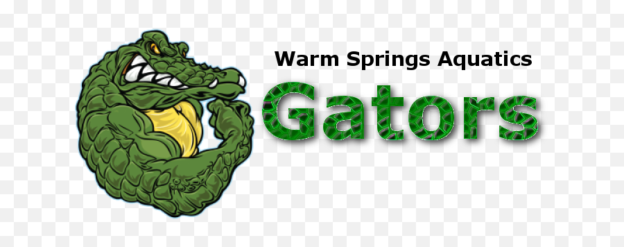Warm Springs Aquatics Gators Emoji,Swim Team Logo