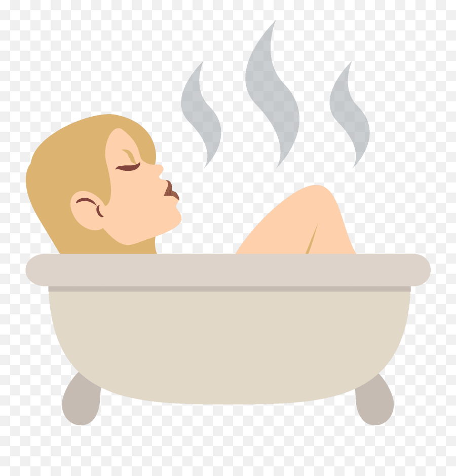 Person Taking Bath Emoji Clipart Free Download Transparent - Bath Emojis,Bath Clipart
