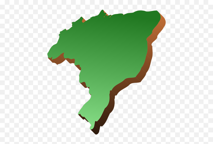 Map Of Brazil Brazil Green Map Earth - Free Image From Emoji,Brazil Map Png