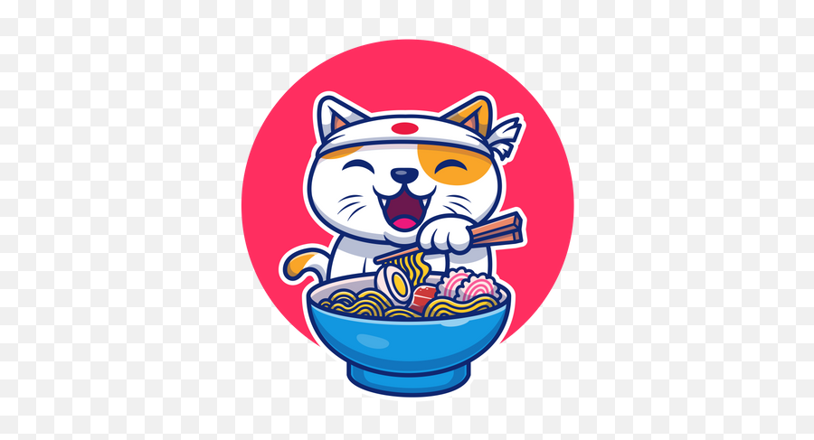 Kitty Eating Illustrations Images U0026 Vectors - Royalty Free Emoji,Cat Food Clipart