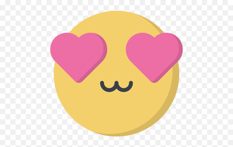 Heart Eyes - Free Love And Romance Icons Emoji,Transparent Heart Eyes Emoji