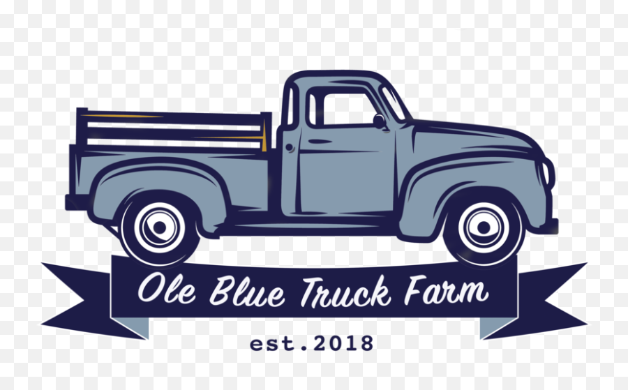 Ole Blue Truck Farm Emoji,Pickup Truck Logo