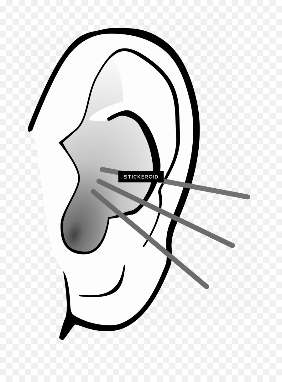 Listening Ear - Escuchar Dibujo Png Clipart Full Size Dot Emoji,Ears Clipart