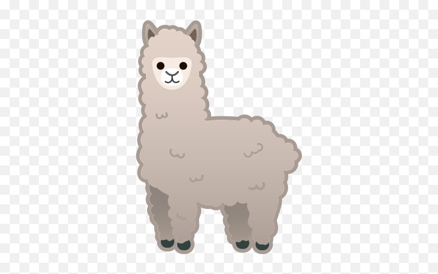 Llama Emoji - Animal Figure,Llama Clipart Black And White