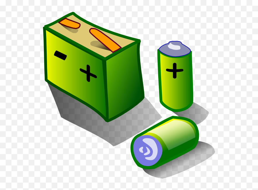 Batteries Clip Art At Clker - Batteries Clipart Emoji,Battery Clipart